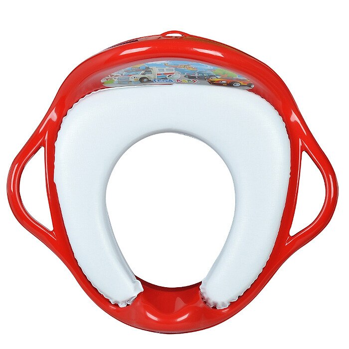 Reductor toaleta moale Cars Rosu copii, bebelusi