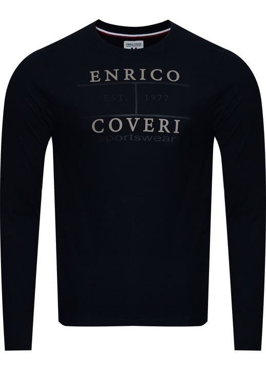 Bluza barbati, Enrico Coveri, Bumbac, Negru, 2XL