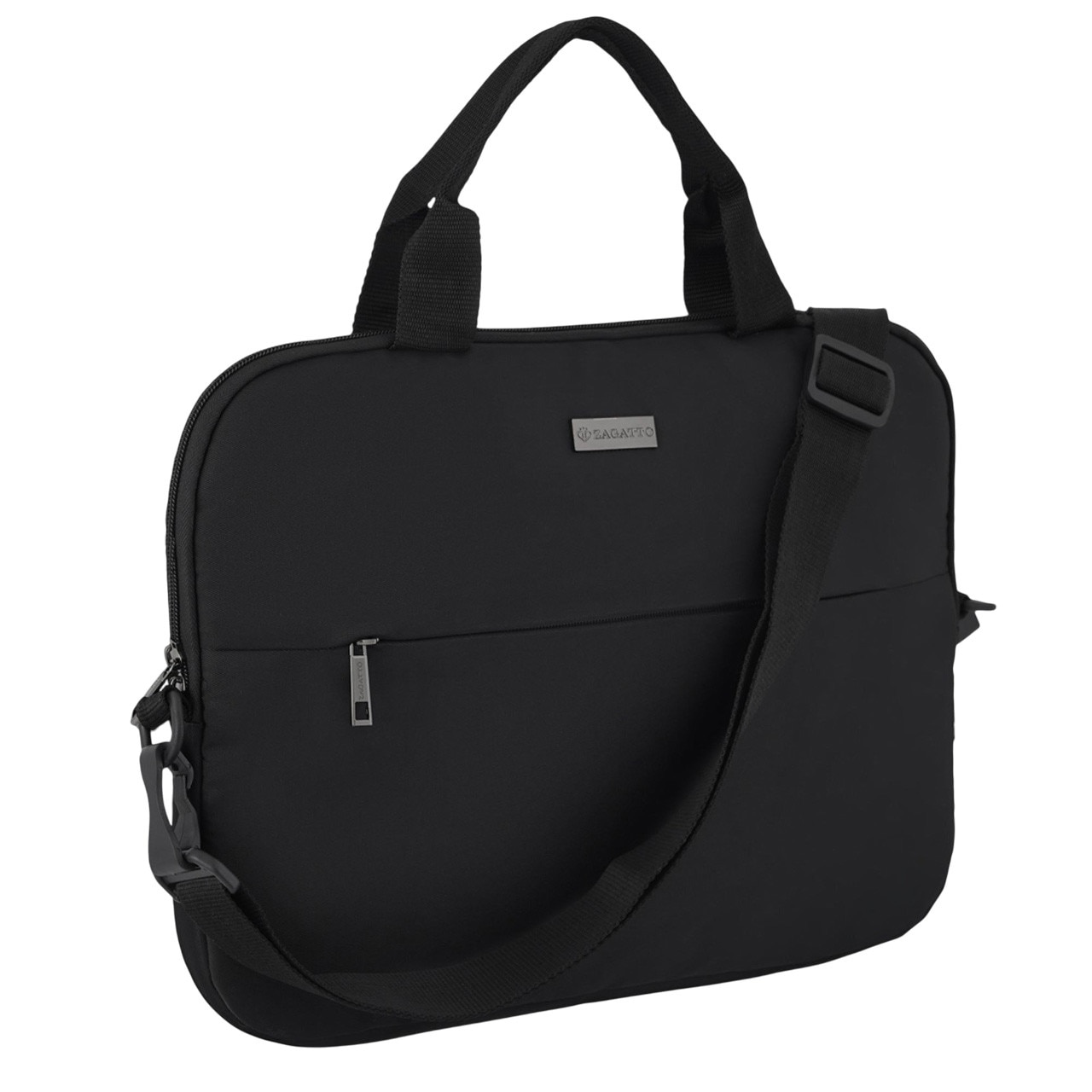 Geantă laptop Zagatto ZG992, impermeabilă, cu curea de umăr reglabilă, neagră, 41x32x2.5cm