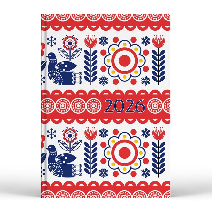 Agenda A5 datata zilnic 2026, ARTPRESS, model traditional