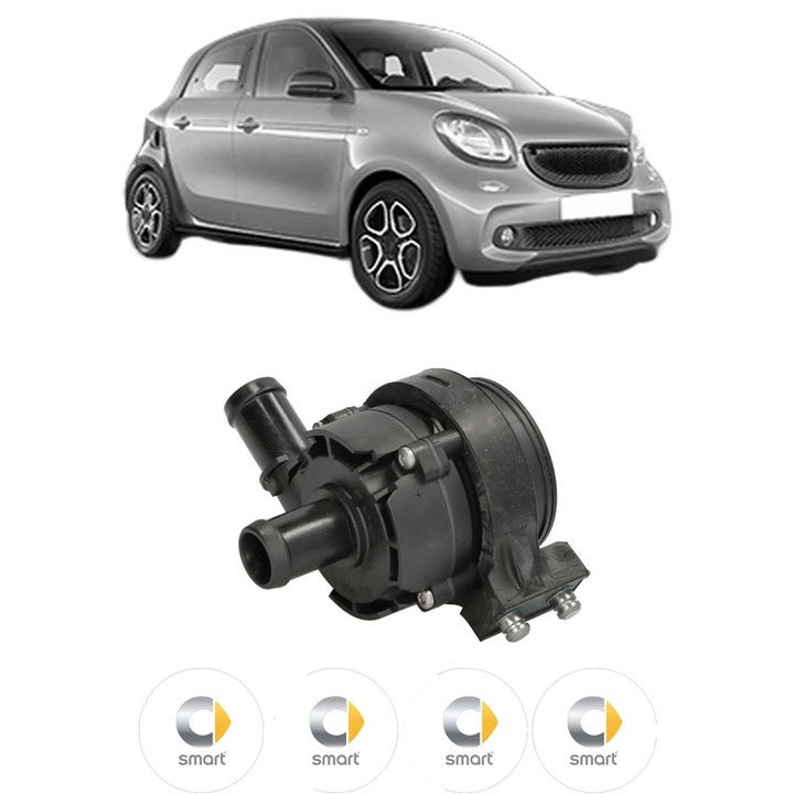 Pompa apa SMART FORFOUR Hatchback (453) 0.9 (453.044, 453.053) din 2014 KW 66 CP 90 CMC 898, Auto, HEPU, 4x Stikere auto cu SMART