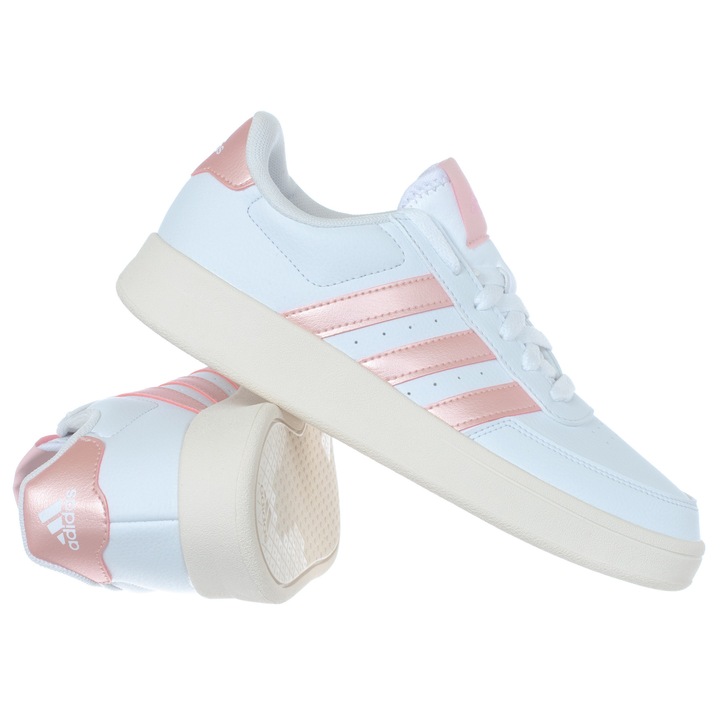 Adidas IG9160 női sportcipő, szintetikus/textil, fehér/rózsaszín, 37 1/3 EU