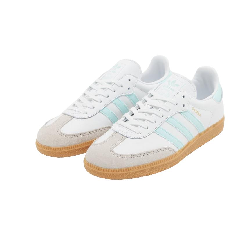 adidas gazelle silver green womens Adidas Samba OG Cloud White Core Black main image 1