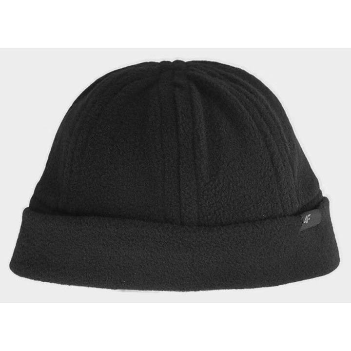 Caciula barbati, 4F, Poliester, Negru, L-XL