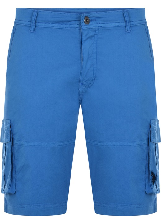 Pantaloni scurti barbati U.S. Polo Assn., bumbac/elastan, albastru