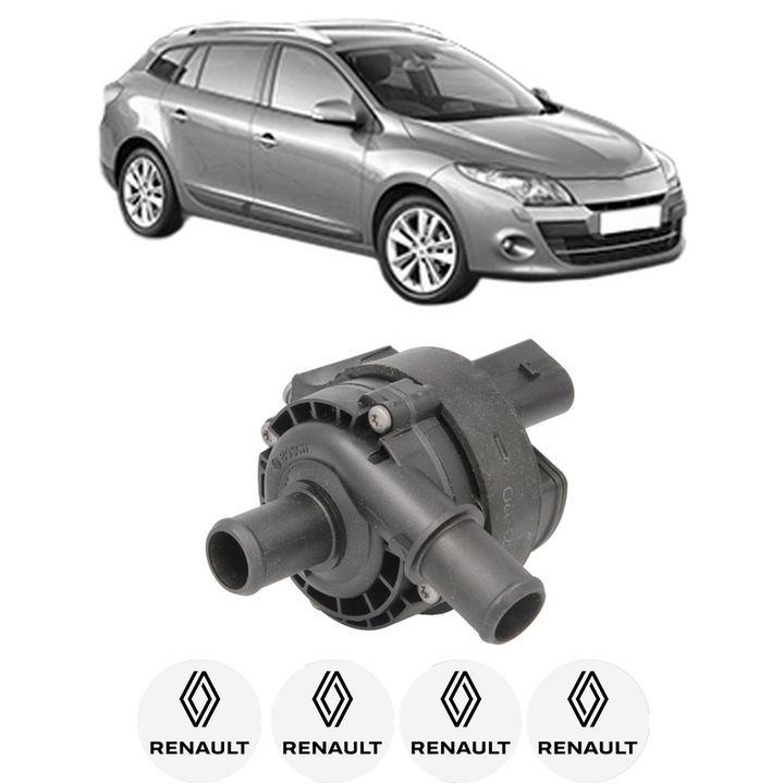 Pompa apa RENAULT MEGANE III Grandtour (KZ0/1) 2.0 dCi (KZ0L) din 2009-2015 KW 118 CP 160 CMC 1995, Auto, HEPU, 4x Stikere auto cu RENAULT