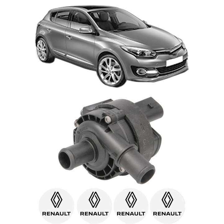Pompa apa RENAULT MEGANE III Hatchback (BZ0/1_, B3_) 1.2 TCe (BZ2B, BZ11) din 2012-2015 KW 85 CP 116 CMC 1198, Auto, HEPU, 4x Stikere auto cu RENAULT