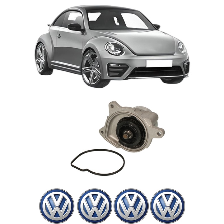 Pompa apa Volkswagen BEETLE (5C1, 5C2) 1.2 TSI din 2011-2019 KW 77 CP 105 CMC 1197, Auto, HEPU, 4x Stikere auto cu Volkswagen
