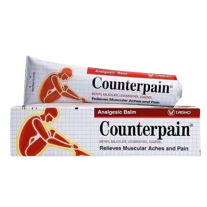 Crema pentru dureri musculare Counterpain, 120g, pentru entorse si disconfort articular, calda