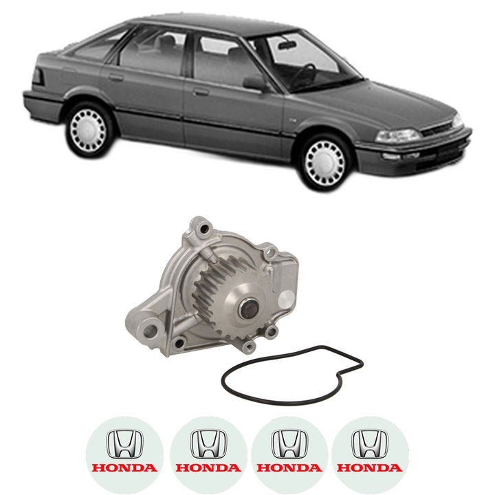 Pompa apa HONDA CONCERTO (HW, MA) 1.6 din 1989-1992 KW 96 CP 131 CMC 1590, Auto, HEPU, 4x Stikere auto cu HONDA