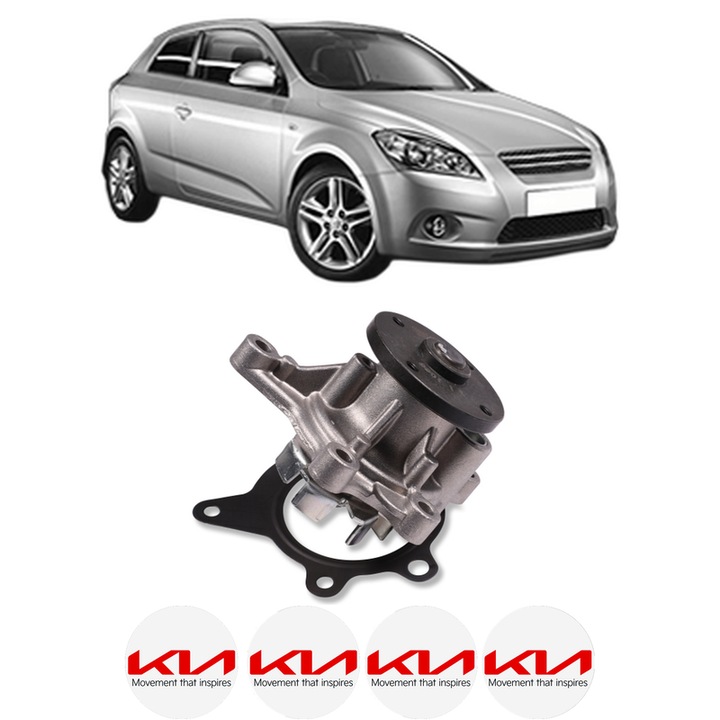 Pompa apa KIA CEE'D Hatchback (ED) 1.6 din 2007-2012 KW 85 CP 115 CMC 1591, Auto, HEPU, 4x Stikere auto cu KIA