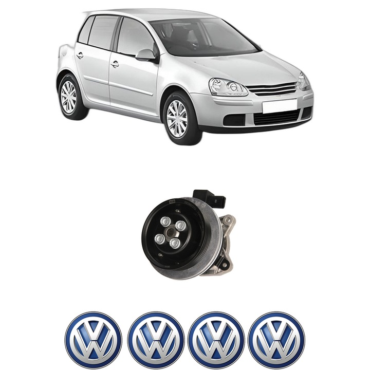 Pompa apa Volkswagen GOLF V (1K1) 1.4 TSI din 2006-2008 KW 103 CP 140 CMC 1390, Auto, HEPU, 4x Stikere auto cu Volkswagen