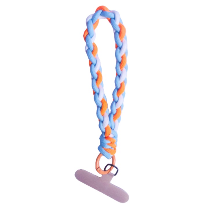 Lant pentru telefon scurt portabil snur impletit - accesoriu decorativ stilat, compatibil cu toate modelele, rezistent si usor de purtat