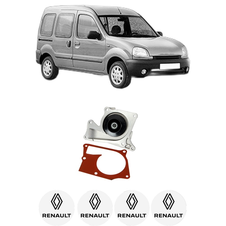 Pompa apa RENAULT KANGOO (KC0/1_) 1.5 dCi (KC07) din 2001 KW 48 CP 65 CMC 1461, Auto, HEPU, 4x Stikere auto cu RENAULT