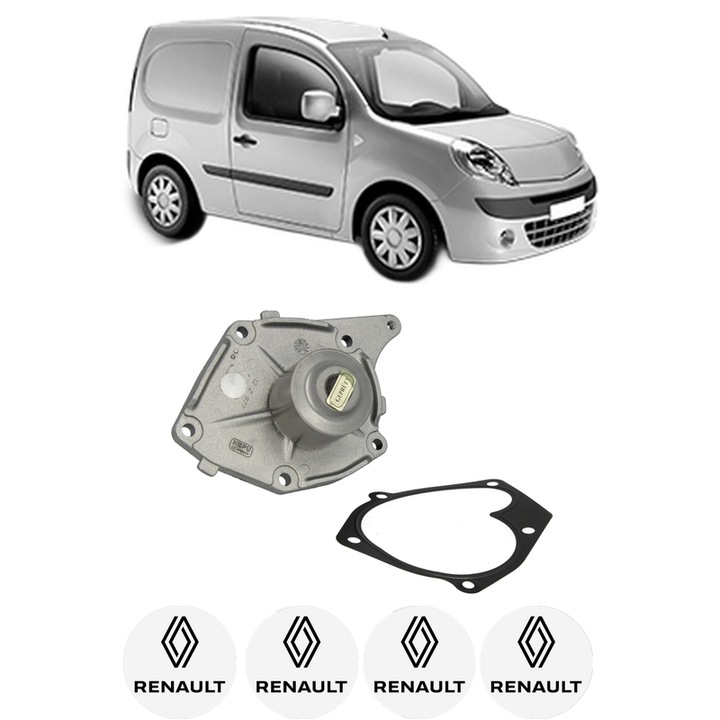 Pompa apa RENAULT KANGOO Express (FW0/1_) 1.5 dCi 85 (FW0K, FW0L, FW0B) din 2008 KW 63 CP 86 CMC 1461, Auto, HEPU, 4x Stikere auto cu RENAULT