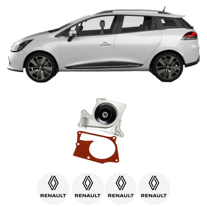 Pompa apa RENAULT CLIO IV Estate Van (KH_) 1.5 dCi 90 din 2014-2021 KW 66 CP 90 CMC 1461, Auto, HEPU, 4x Stikere auto cu RENAULT