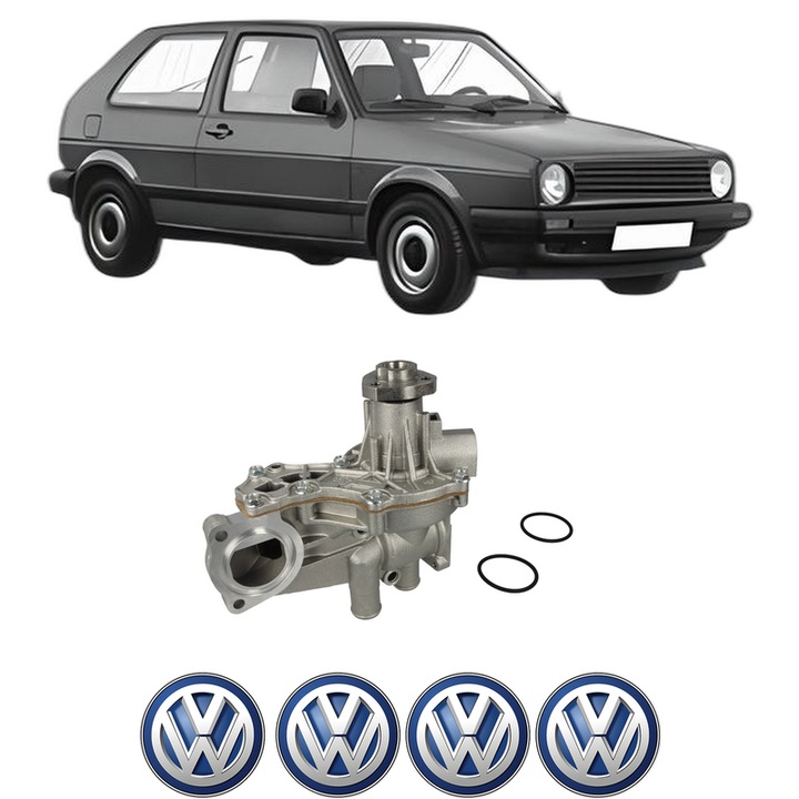 Pompa apa Volkswagen GOLF II (19E, 1G1) 1.8 GTI 16V din 1986-1991 KW 95 CP 129 CMC 1781, Auto, HEPU, 4x Stikere auto cu Volkswagen