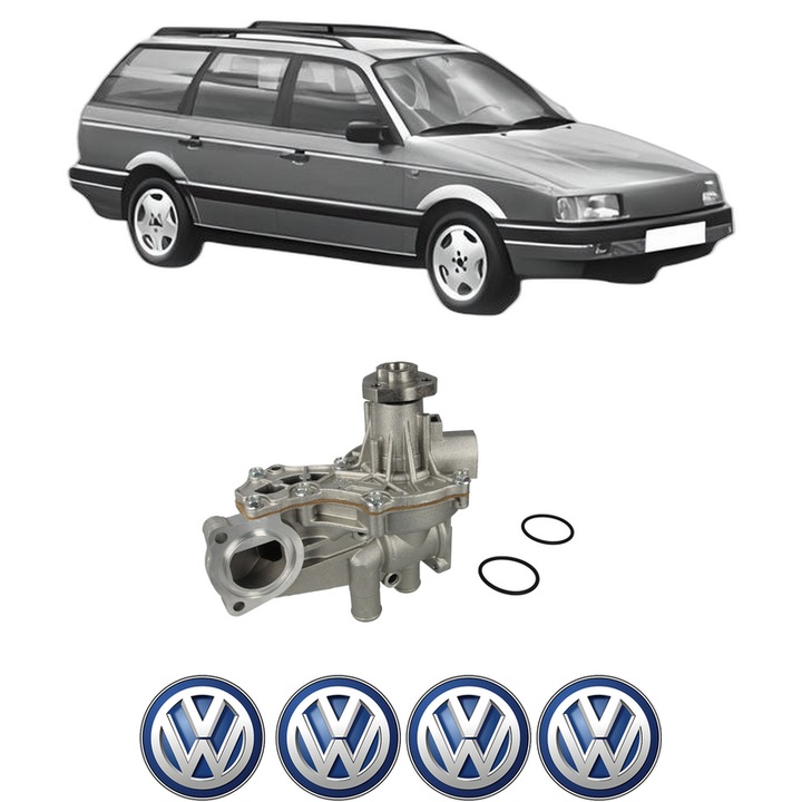 Pompa apa Volkswagen PASSAT B3/B4 Variant (3A5, 35I) 1.8 din 1991-1993 KW 102 CP 139 CMC 1781, Auto, HEPU, 4x Stikere auto cu Volkswagen