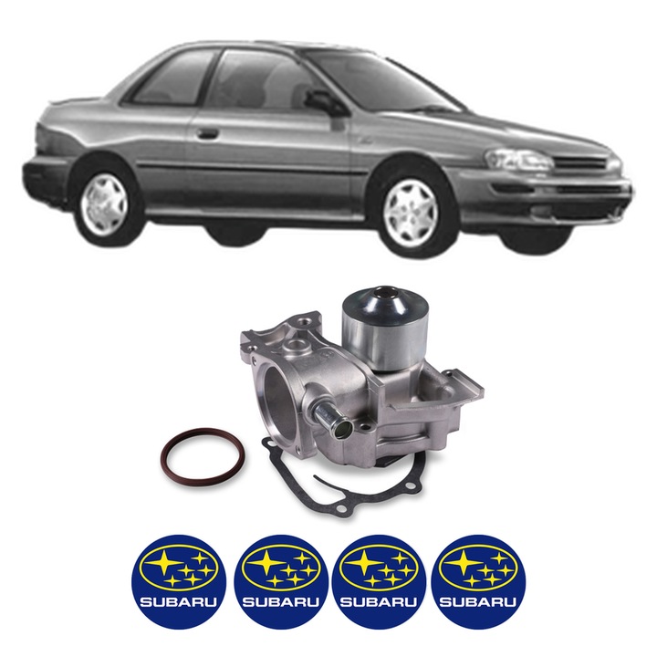 Pompa apa SUBARU IMPREZA Coupe (GFC) 1.6 AWD (GC4) din 1996-2000 KW 66 CP 90 CMC 1597, Auto, HEPU, 4x Stikere auto cu SUBARU