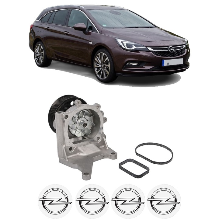 Pompa apa OPEL ASTRA K Sports Tourer (B16) 1.6 CDTi (35) din 2015-2022 KW 70 CP 95 CMC 1598, Auto, HEPU, 4x Stikere auto cu OPEL