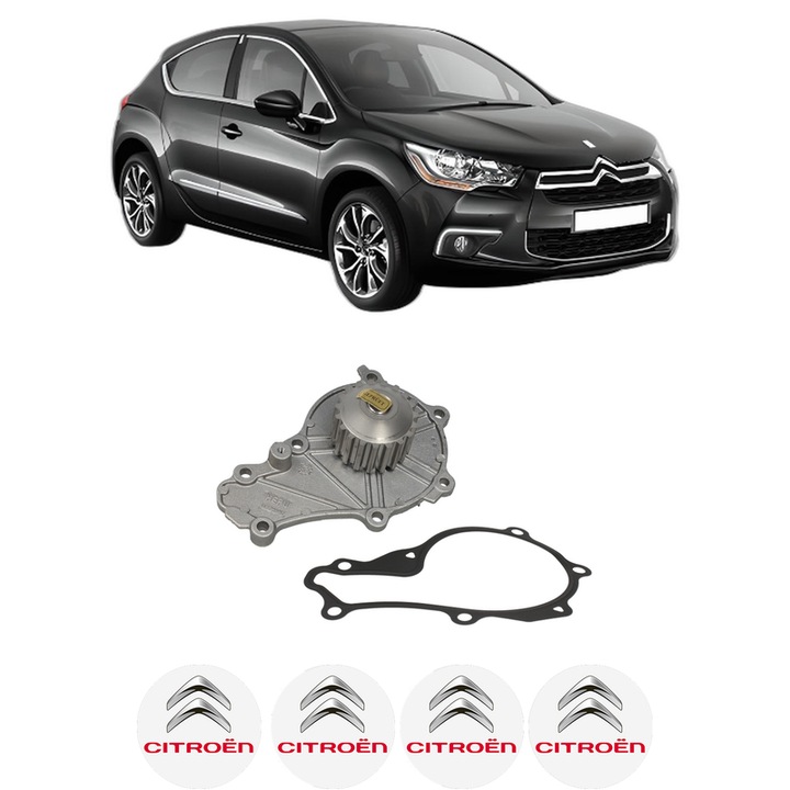 Pompa apa CITROEN DS4 (NX_) 1.6 HDi 90 din 2011-2015 KW 68 CP 92 CMC 1560, Auto, HEPU, 4x Stikere auto cu CITROEN