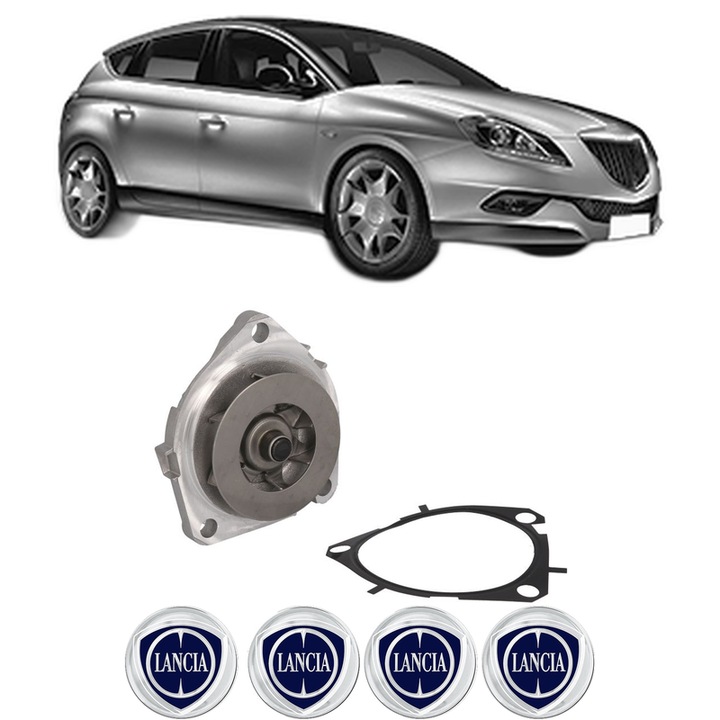Pompa apa LANCIA DELTA III (844_) 1.9 D Multijet (844.AXE1A) din 2009-2014 KW 140 CP 190 CMC 1910, Auto, HEPU, 4x Stikere auto cu LANCIA