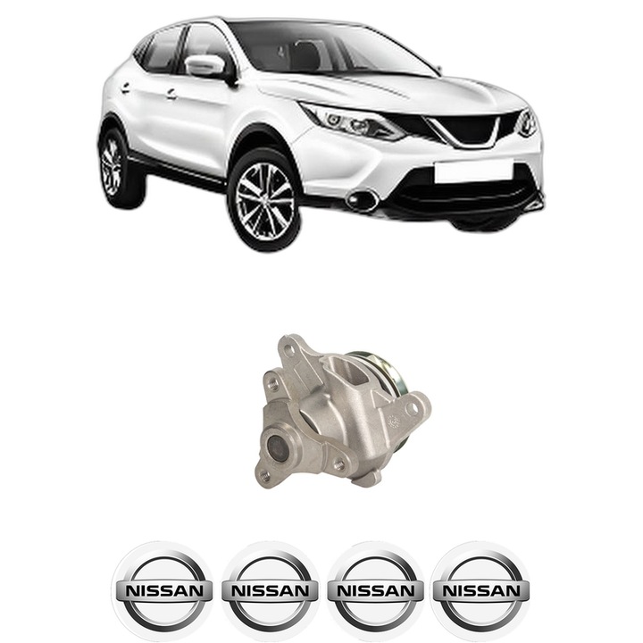 Pompa apa NISSAN QASHQAI II (J11, J11_) 1.6 dCi din 2013 KW 96 CP 130 CMC 1598, Auto, HEPU, 4x Stikere auto cu NISSAN