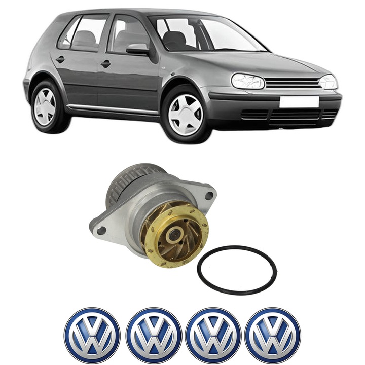 Pompa apa Volkswagen GOLF IV (1J1) 1.6 16V din 2000-2005 KW 77 CP 105 CMC 1598, Auto, HEPU, 4x Stikere auto cu Volkswagen