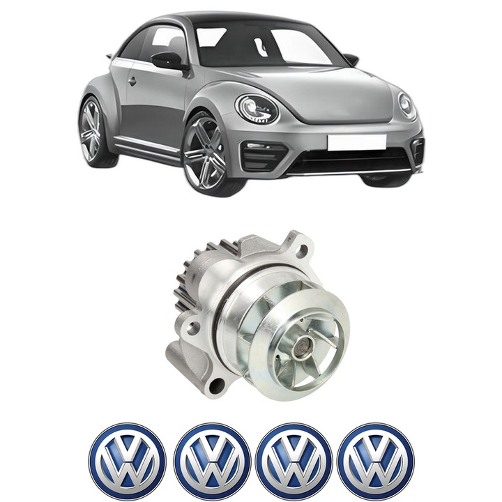 Pompa apa Volkswagen BEETLE (5C1, 5C2) 2.0 TDI din 2011-2016 KW 103 CP 140 CMC 1968, Auto, HEPU, 4x Stikere auto cu Volkswagen