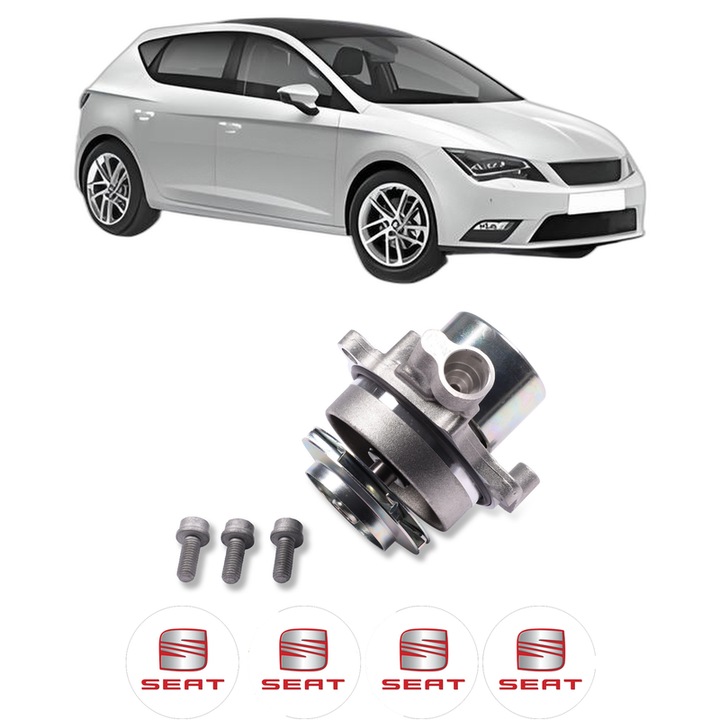 Pompa apa SEAT LEON (5F1) 2.0 TDI din 2012-2020 KW 110 CP 150 CMC 1968, Auto, HEPU, 4x Stikere auto cu SEAT