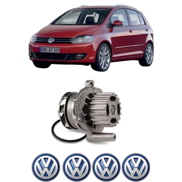 Pompa apa Volkswagen GOLF PLUS Van (521) 1.6 TDi din 2009-2014 KW 66 CP 90 CMC 1598, Auto, HEPU, 4x Stikere auto cu Volkswagen