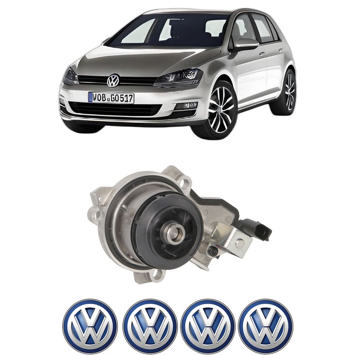 Pompa apa Volkswagen GOLF VII Van (5G1) 1.6 TDi BlueMotion din 2012-2017 KW 77 CP 105 CMC 1598, Auto, HEPU, 4x Stikere auto cu Volkswagen