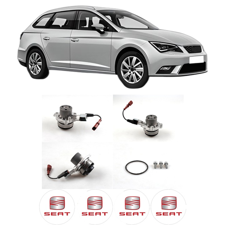Pompa apa SEAT LEON ST (5F8) 1.6 TDI 4Drive din 2014-2020 KW 81 CP 110 CMC 1598, Auto, HEPU, 4x Stikere auto cu SEAT