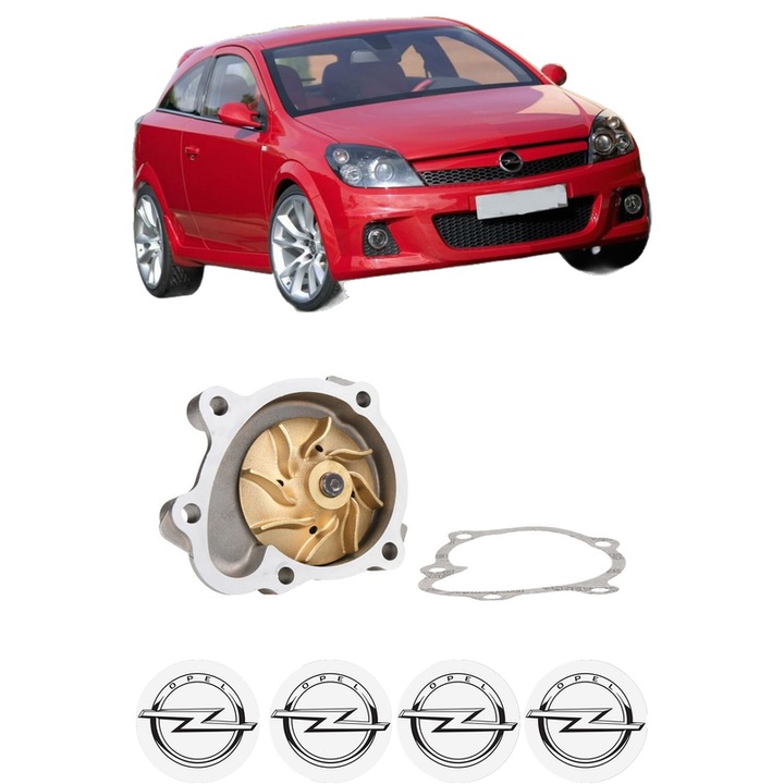 Pompa apa OPEL ASTRA H GTC (A04) 1.7 CDTi (L08) din 2005-2010 KW 74 CP 101 CMC 1686, Auto, HEPU, 4x Stikere auto cu OPEL
