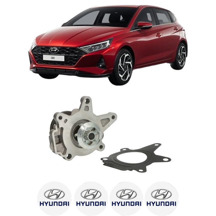 Pompa apa HYUNDAI i20 III (BC3, BI3) 1.6 T-GDi N din 2020 KW 150 CP 204 CMC 1598, Auto, HEPU, 4x Stikere auto cu HYUNDAI