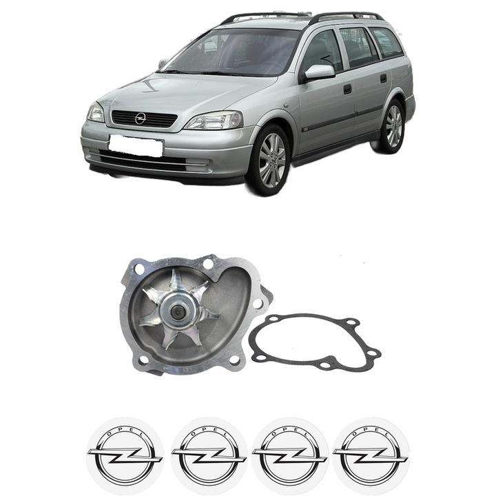 Pompa apa OPEL ASTRA H Estate Van (L70) 1.7 CDTI (L70) din 2004-2010 KW 74 CP 101 CMC 1686, Auto, HEPU, 4x Stikere auto cu OPEL