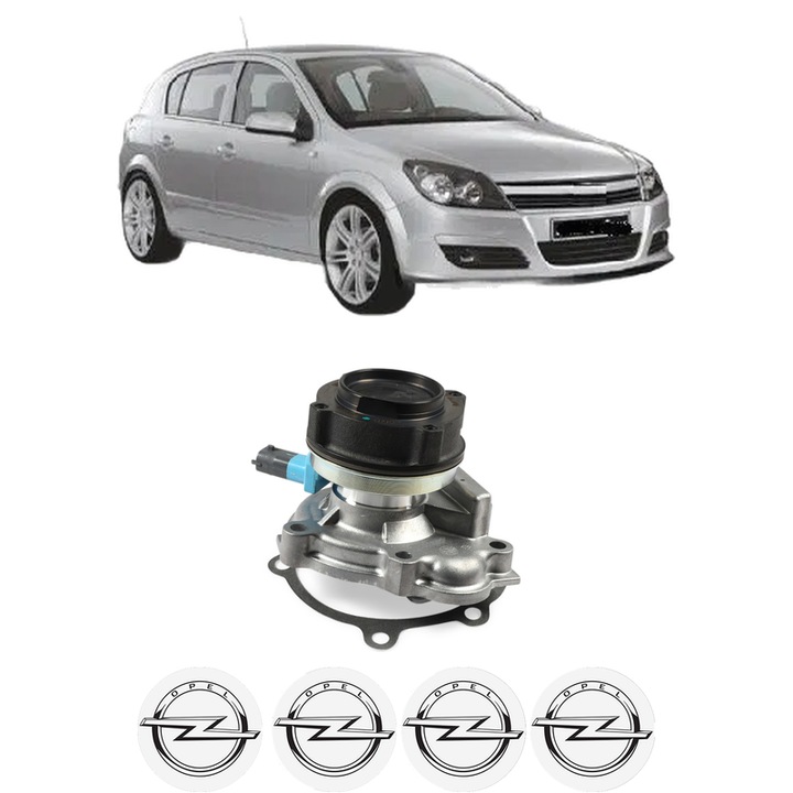 Pompa apa OPEL ASTRA H (A04) 1.7 CDTI (L48) din 2007-2014 KW 81 CP 110 CMC 1686, Auto, HEPU, 4x Stikere auto cu OPEL