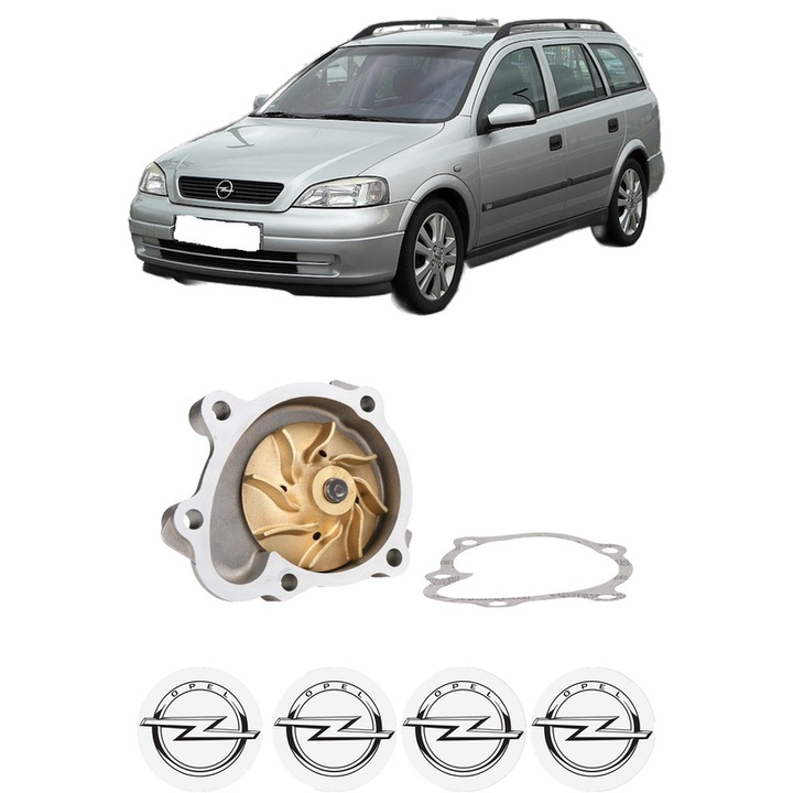 Pompa apa OPEL ASTRA H Estate Van (L70) 1.7 CDTI (L70) din 2007-2014 KW 81 CP 110 CMC 1686, Auto, HEPU, 4x Stikere auto cu OPEL