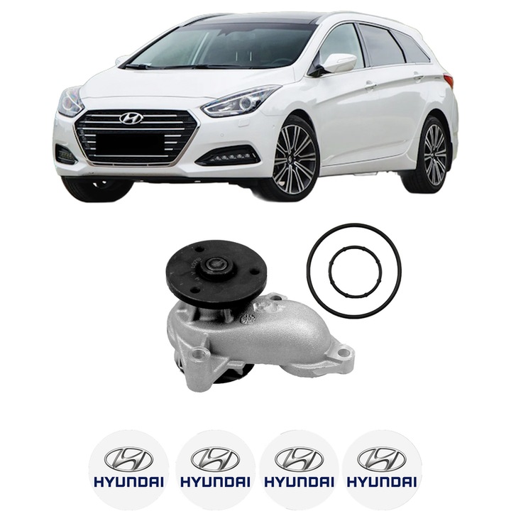 Pompa apa HYUNDAI i40 I Kombi Van (VF) 1.7 CRDI din 2015-2019 KW 85 CP 116 CMC 1685, Auto, HEPU, 4x Stikere auto cu HYUNDAI