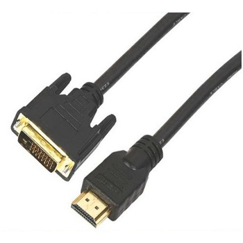 Cablu HDMI (tata) - DVI-D (tata), 1.5m, contacte aurite, Hope R Cablu HDMI (tata) - DVI-D (tata), 1.5m, contacte aurite, Hope R