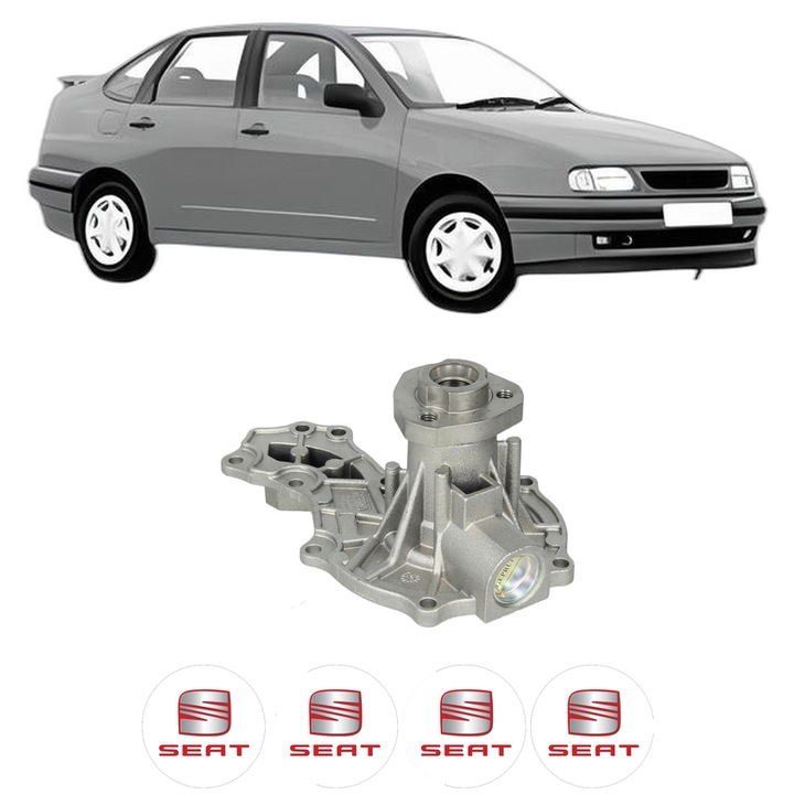 Pompa apa SEAT CORDOBA (6K1, 6K2) 1.8 i 16V din 1993-1996 KW 95 CP 129 CMC 1781, Auto, HEPU, 4x Stikere auto cu SEAT