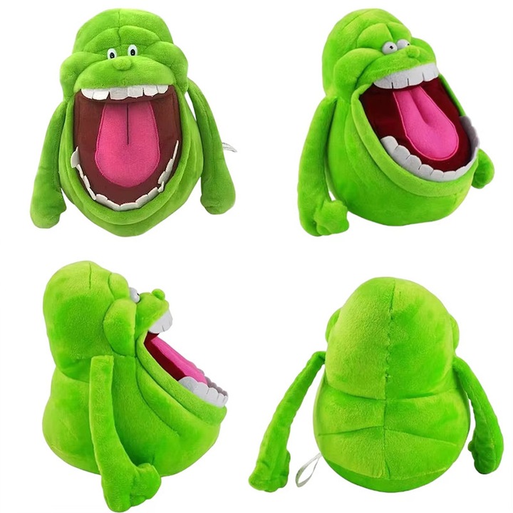 Плюшена играчка Chelfonds Stay Puft Man с призрак Slimer, 18x15x20см, висококачествен текстилен материал