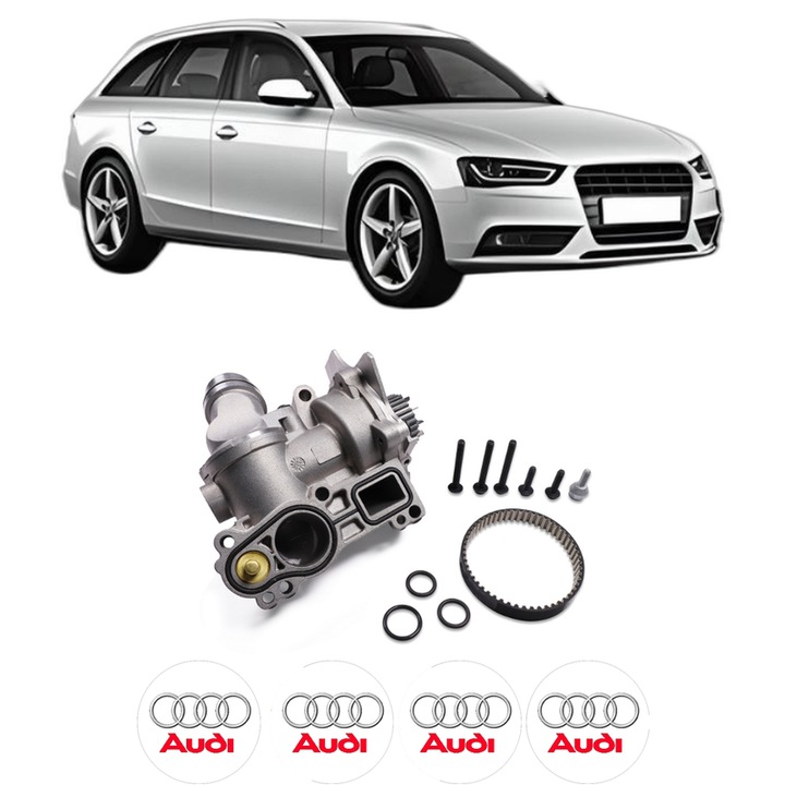 Pompa apa AUDI A4 B8 Avant (8K5) 2.0 TFSI din 2008-2013 KW 155 CP 211 CMC 1984, Auto, HEPU, 4x Stikere auto cu AUDI