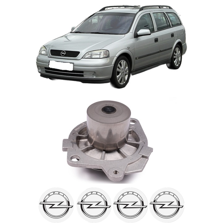Pompa apa OPEL ASTRA H Estate Van (L70) 1.9 CDTI (L70) din 2005-2010 KW 88 CP 120 CMC 1910, Auto, HEPU, 4x Stikere auto cu OPEL