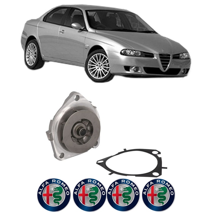 Pompa apa ALFA ROMEO 156 (932_) 1.9 JTD 16V (932AXE00) din 2002-2005 KW 103 CP 140 CMC 1910, Auto, HEPU, 4x Stikere auto cu ALFA ROMEO