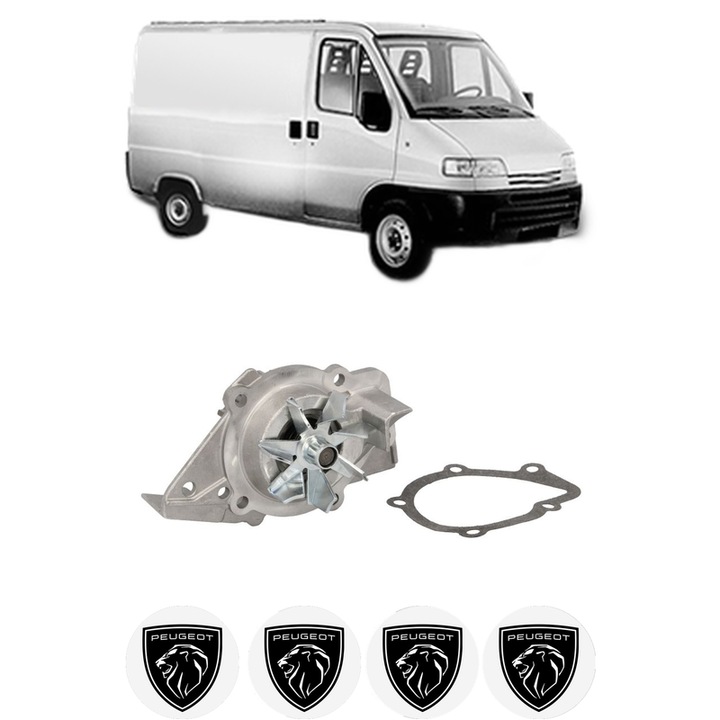 Pompa apa PEUGEOT BOXER Van (230L) 1.9 DT 4x4 din 1996-1998 KW 66 CP 90 CMC 1905, Auto, HEPU, 4x Stikere auto cu PEUGEOT