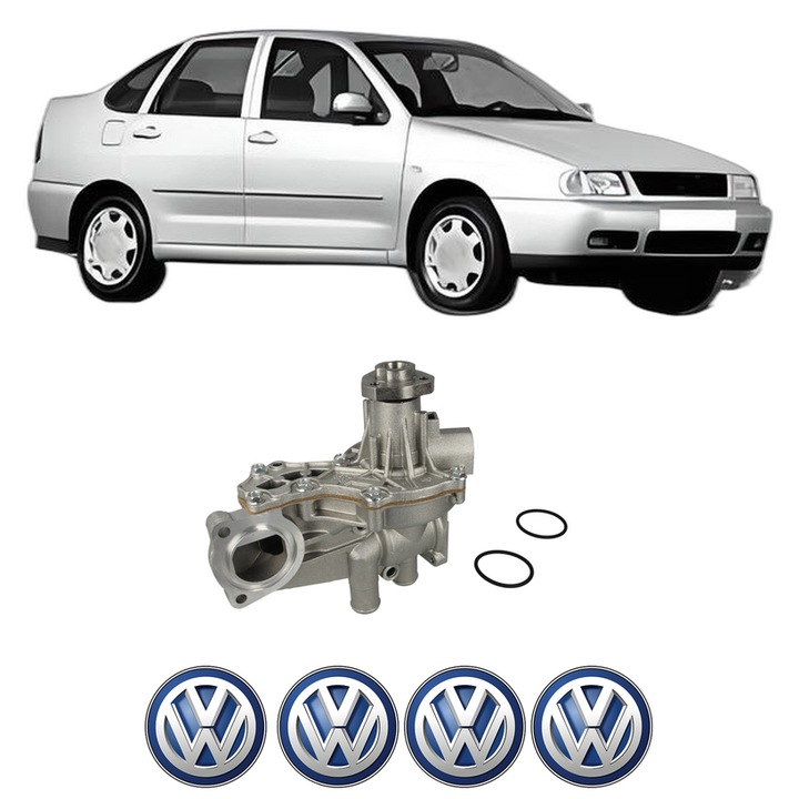 Pompa apa Volkswagen POLO III CLASSIC (6V2) 64 1.9 SDI din 1995-1999 KW 47 CP 64 CMC 1896, Auto, HEPU, 4x Stikere auto cu Volkswagen