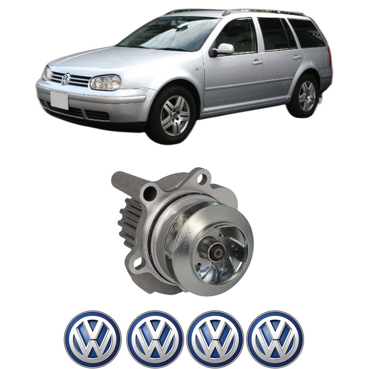 Pompa apa Volkswagen GOLF VAN IV Variant (1J5) 1.9 TDI din 2001-2006 KW 96 CP 131 CMC 1896, Auto, HEPU, 4x Stikere auto cu Volkswagen