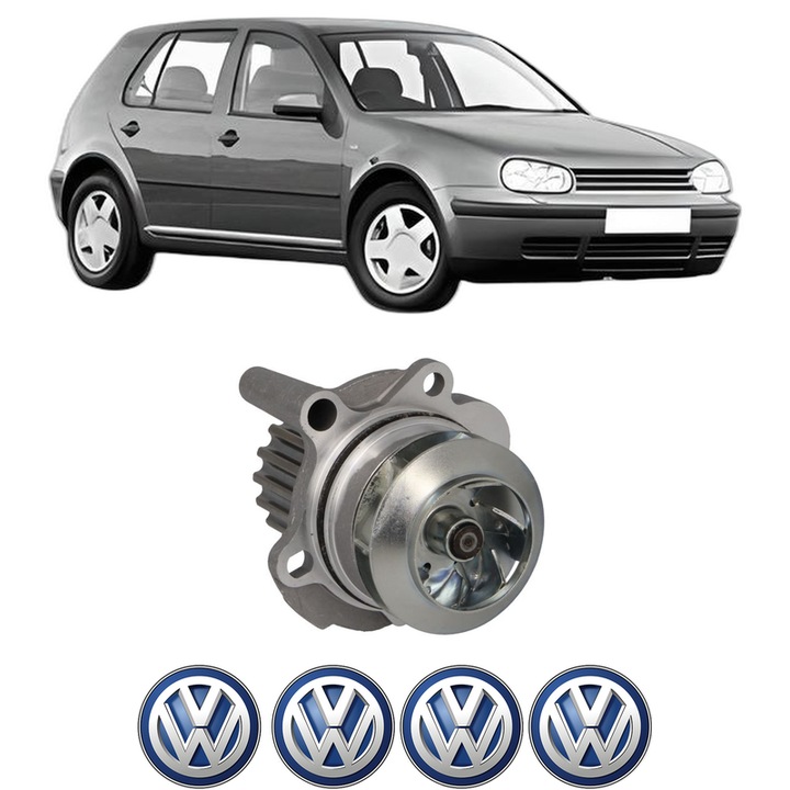 Pompa apa Volkswagen GOLF IV (1J1) 1.9 TDI din 2000-2005 KW 110 CP 150 CMC 1896, Auto, HEPU, 4x Stikere auto cu Volkswagen