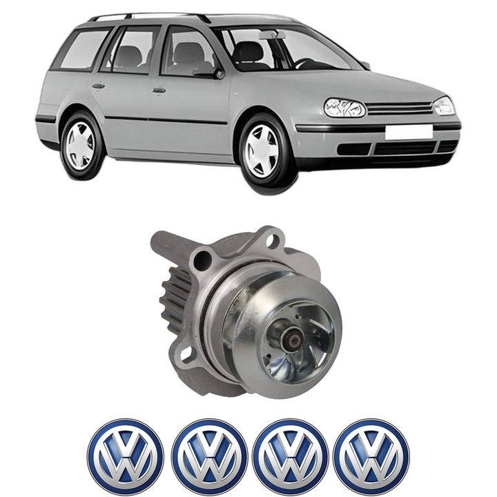 Pompa apa Volkswagen GOLF IV Variant (1J5) 1.9 TDI din 1999-2001 KW 85 CP 115 CMC 1896, Auto, HEPU, 4x Stikere auto cu Volkswagen